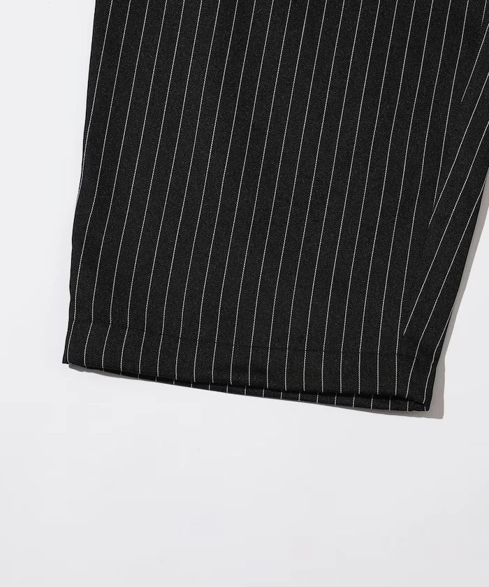 Spindle Stripe Easy Wide Pants / Compatible with Setup