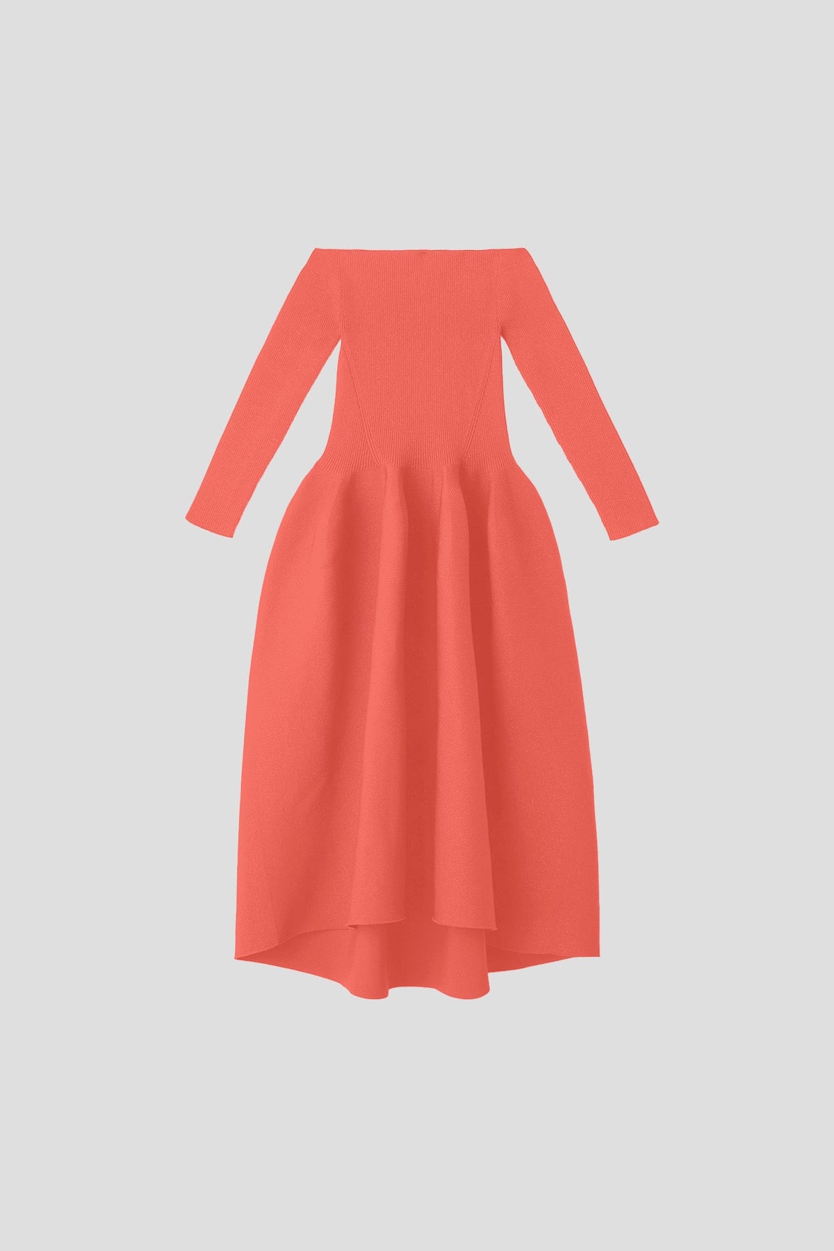 POTTERY HS OFF SHOULDER LONG SLEEVE DRESS