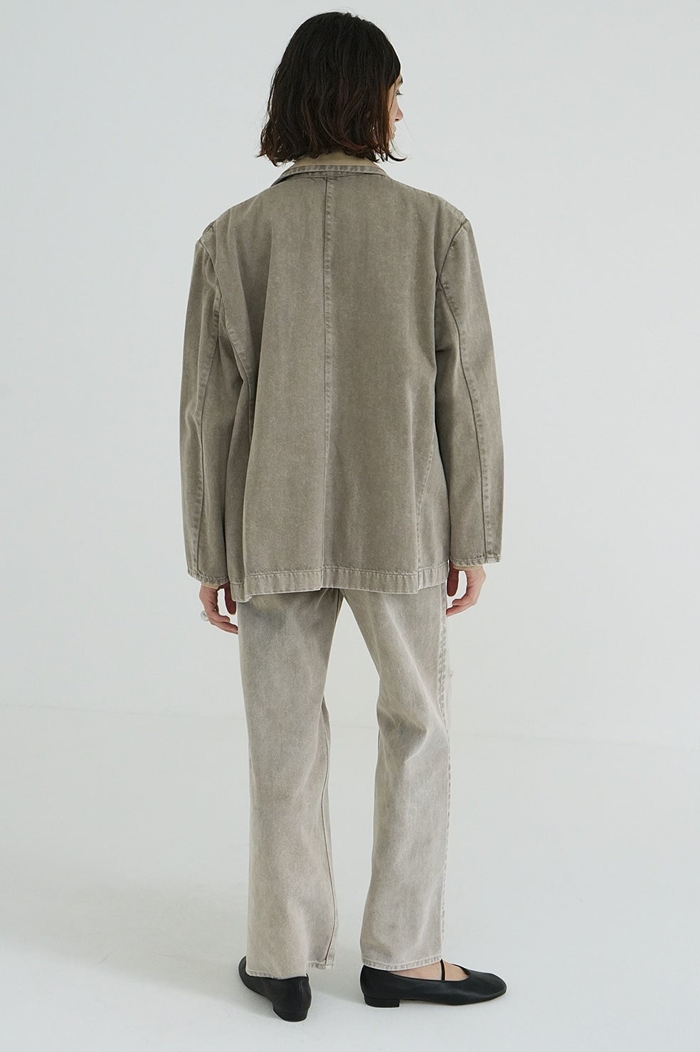 FADED COLOR TAILORED JACKET