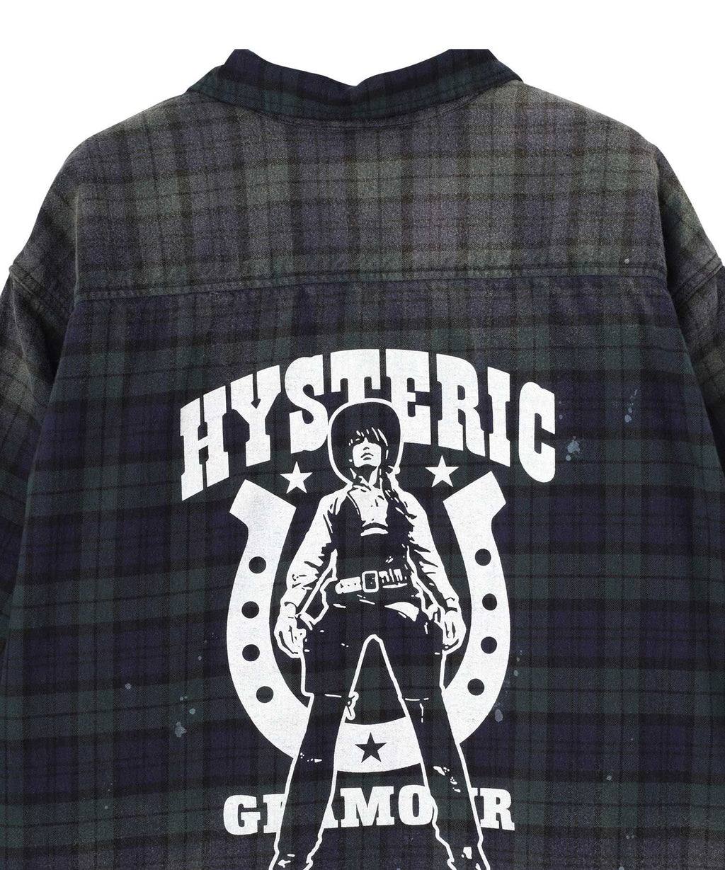 HYSTERIC HORSESHOE GIRL Oversized Shirt