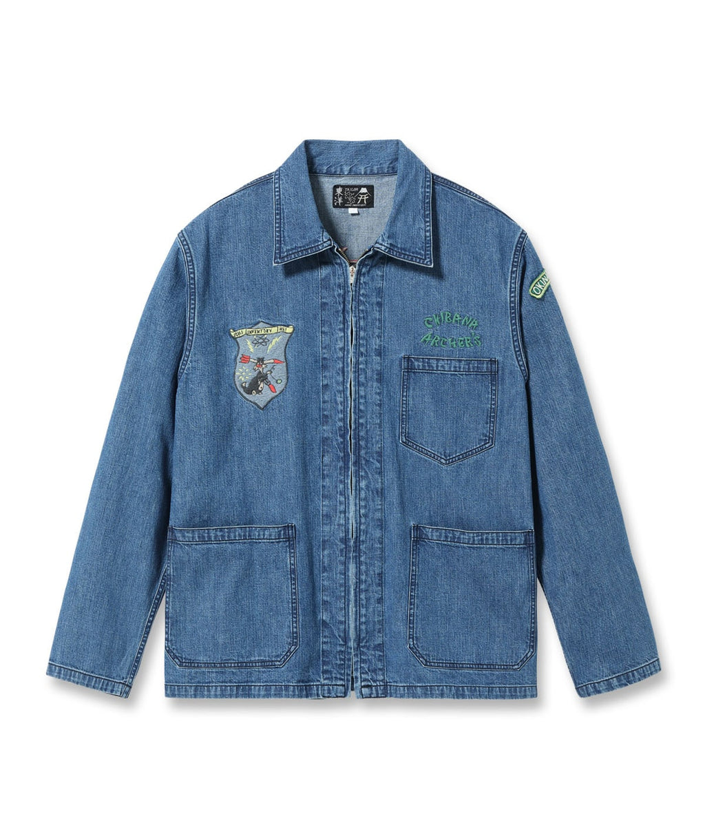 Late 1950s Style Blue Denim Okinawa Jumper ���CHIBANA ARCHER'S��� (AGING MODEL)