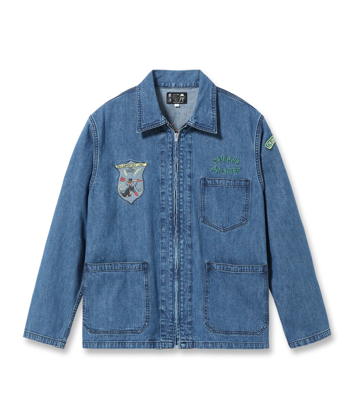 Late 1950s Style Blue Denim Okinawa Jumper ���CHIBANA ARCHER'S��� (AGING MODEL)