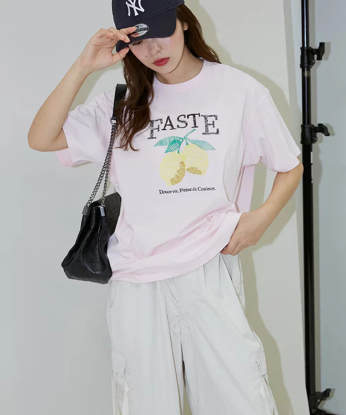 Lemon Embroidery T-shirt Limited Edition