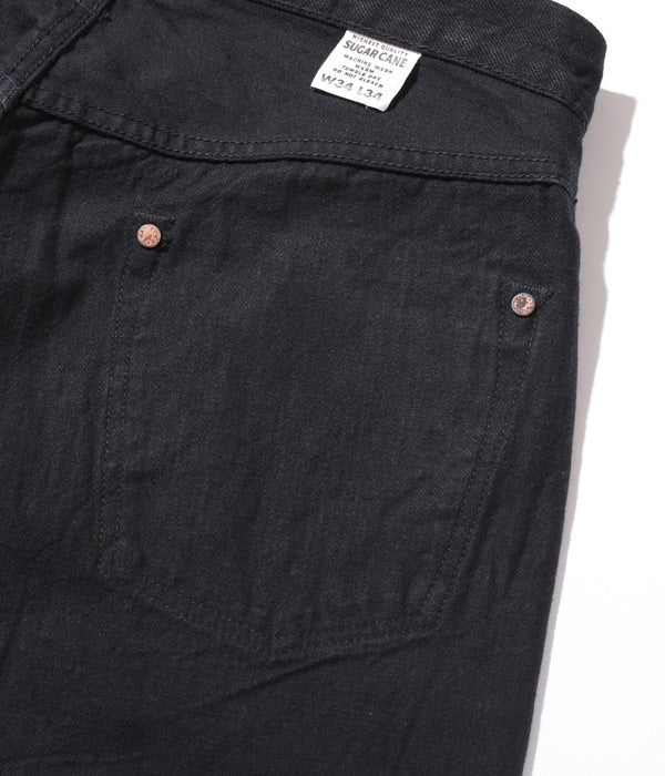 13oz. Black Denim Type-III (Slim Fit)