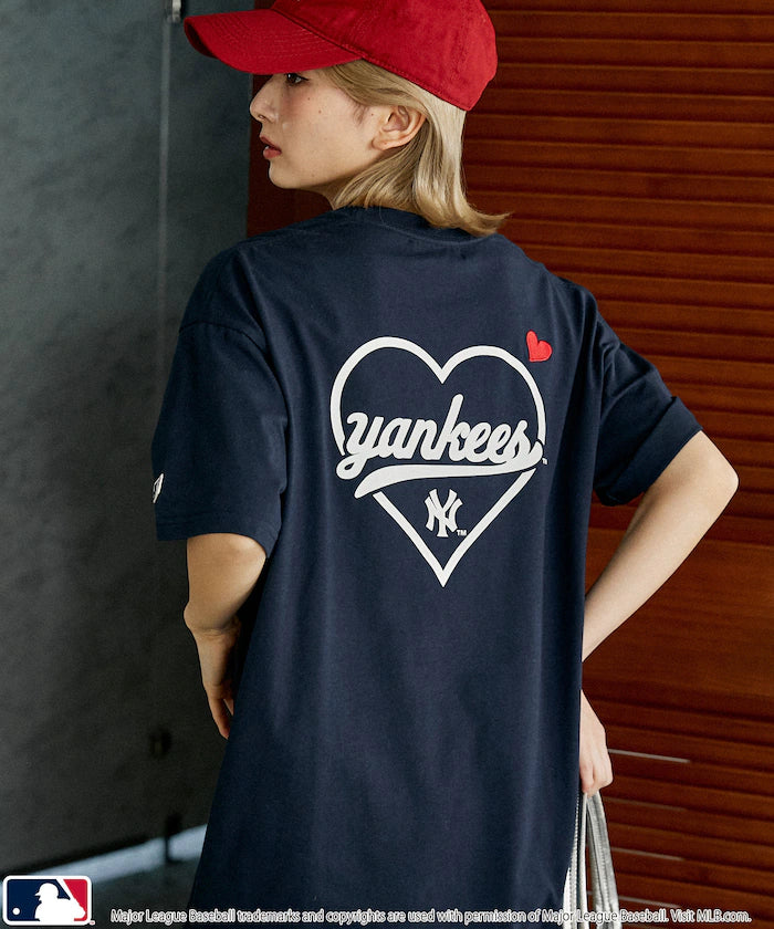 MLB Back Print Heart T-Shirt