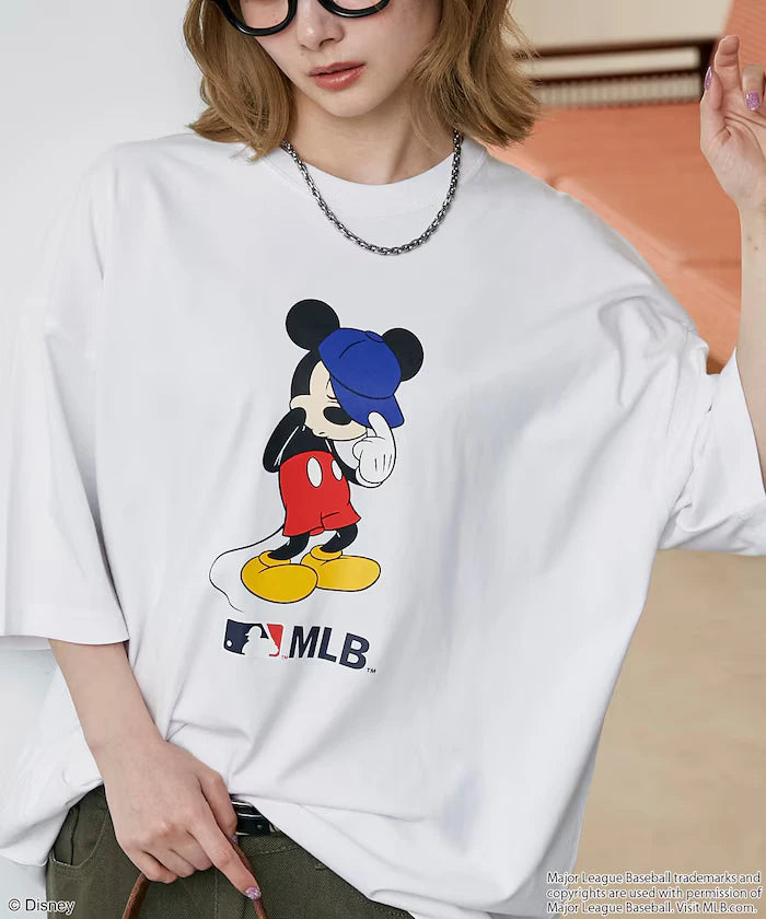 MLB/MICKEY MOUSE/Exclusive Print T-Shirt Limited Release