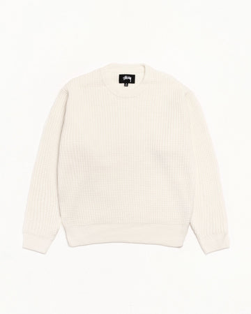 WAFFLE CASHMERE SWEATER