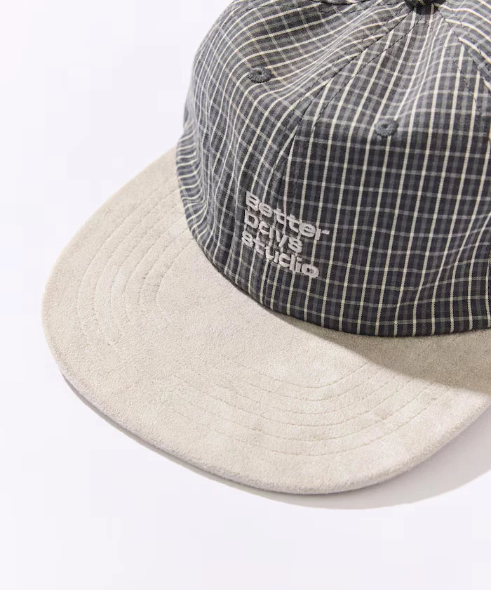 BetterDays Studio × FREAK'S STORE Two-Tone Flat Visor Check Cap