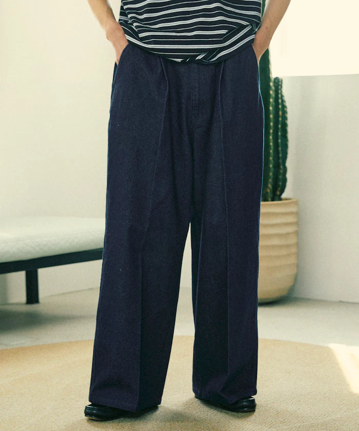 Wide Silhouette Straight Denim