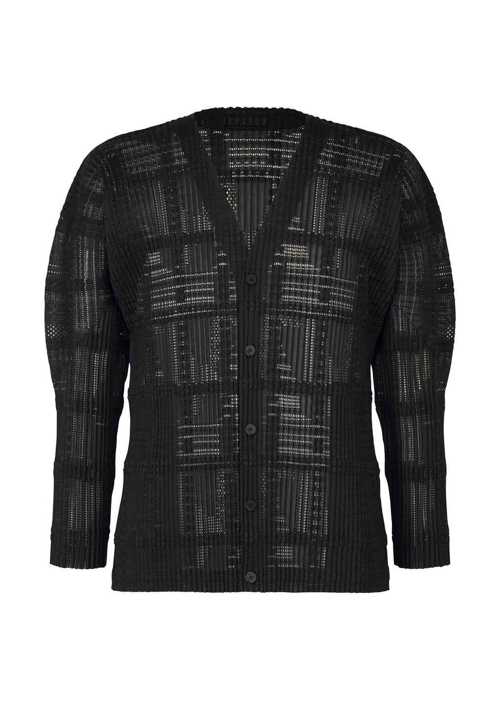 Lace Grid Pleats