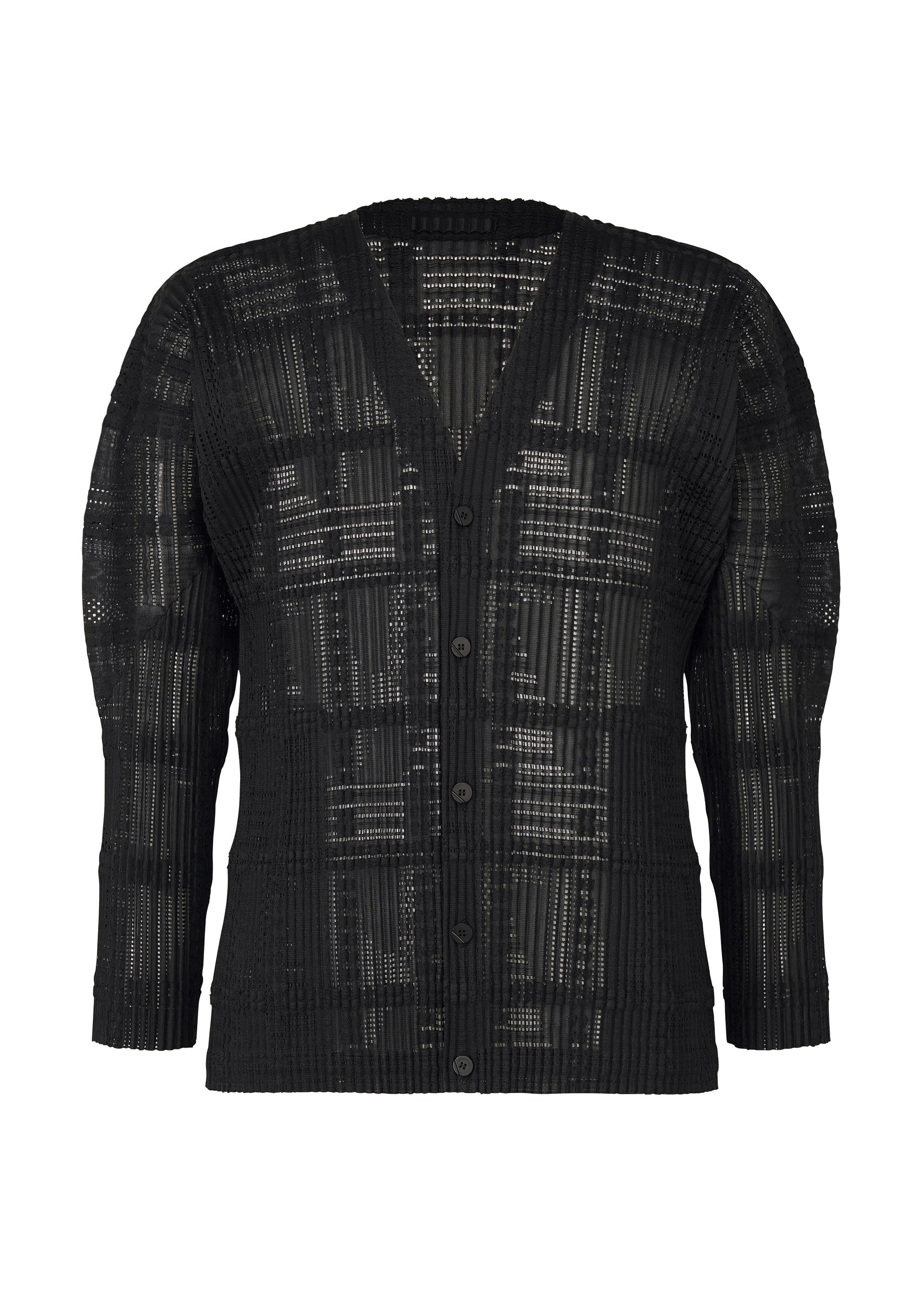Lace Grid Pleats