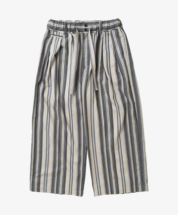 banshu ori hakama pants navy stripe