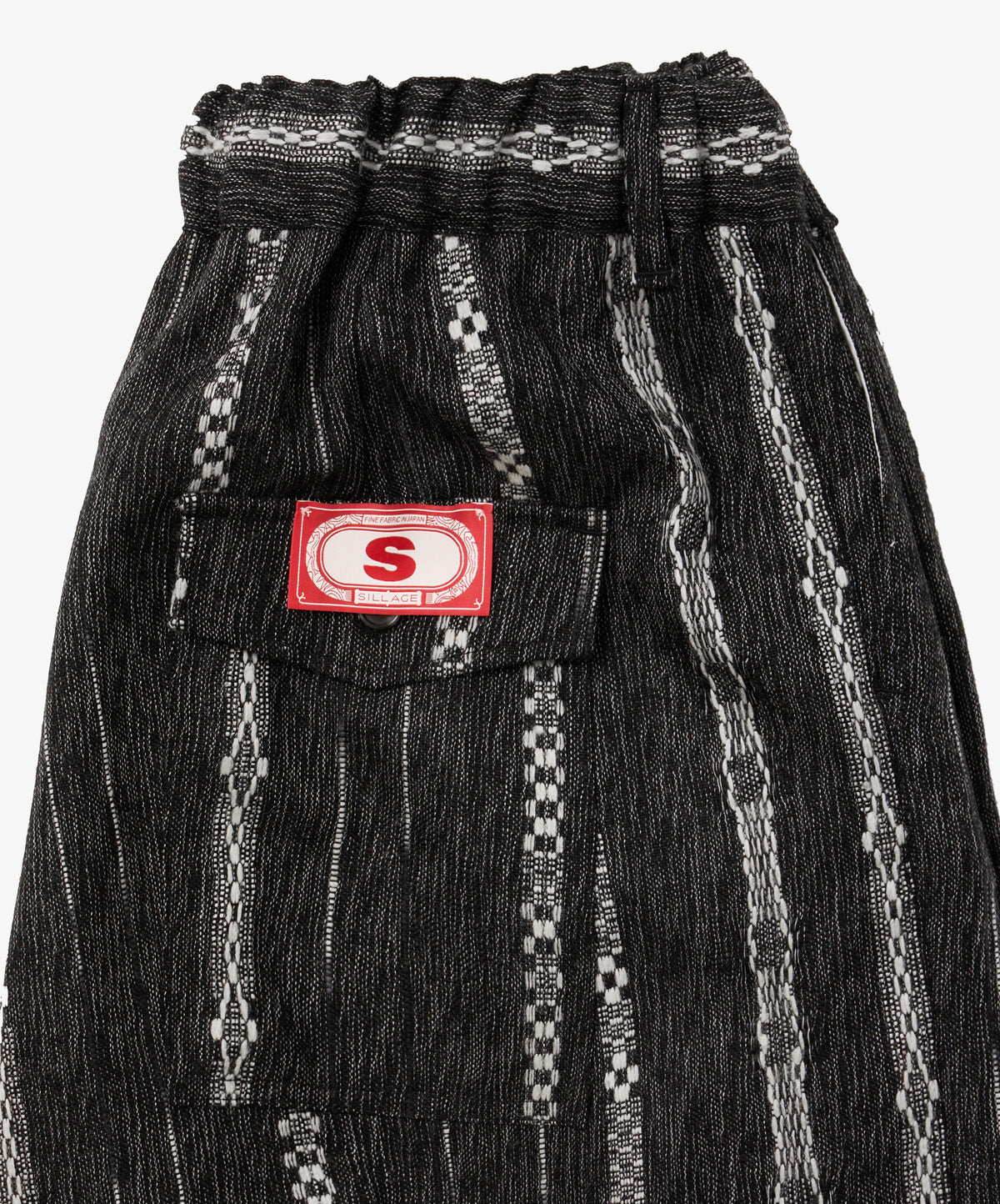 hakama pants watahiko tex deadstock black