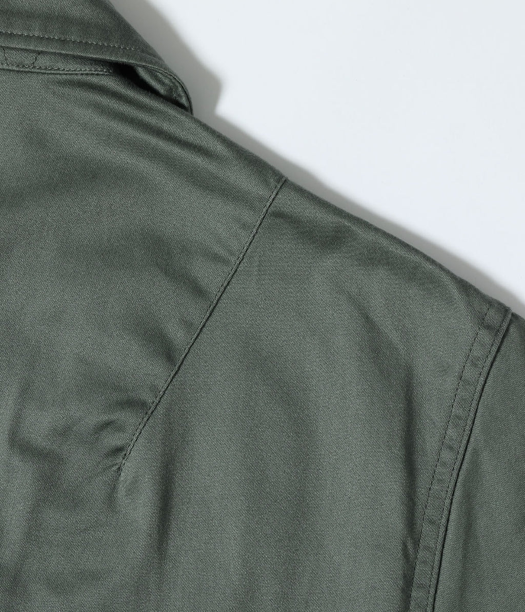 Utility Shirt, Cotton Sage Green