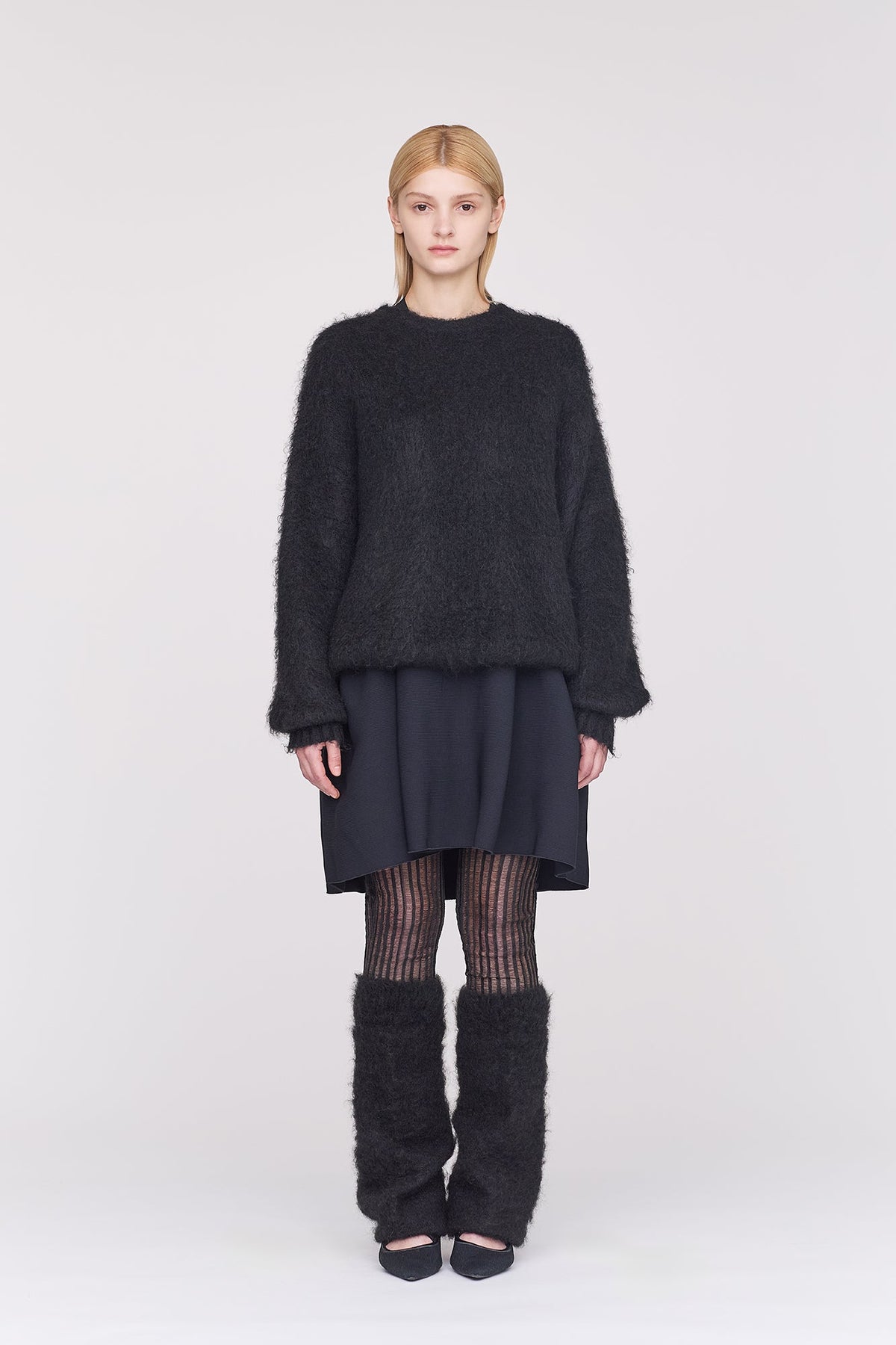 MOHAIR ARM AND LEG WARMERS