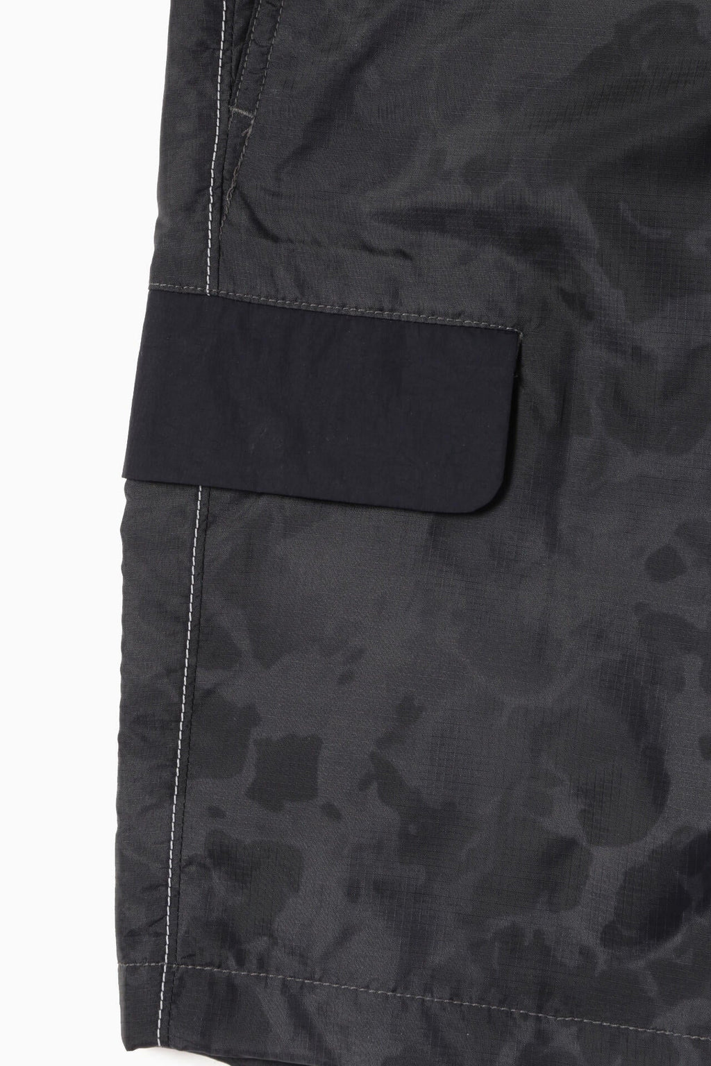 printed nylon short pants
