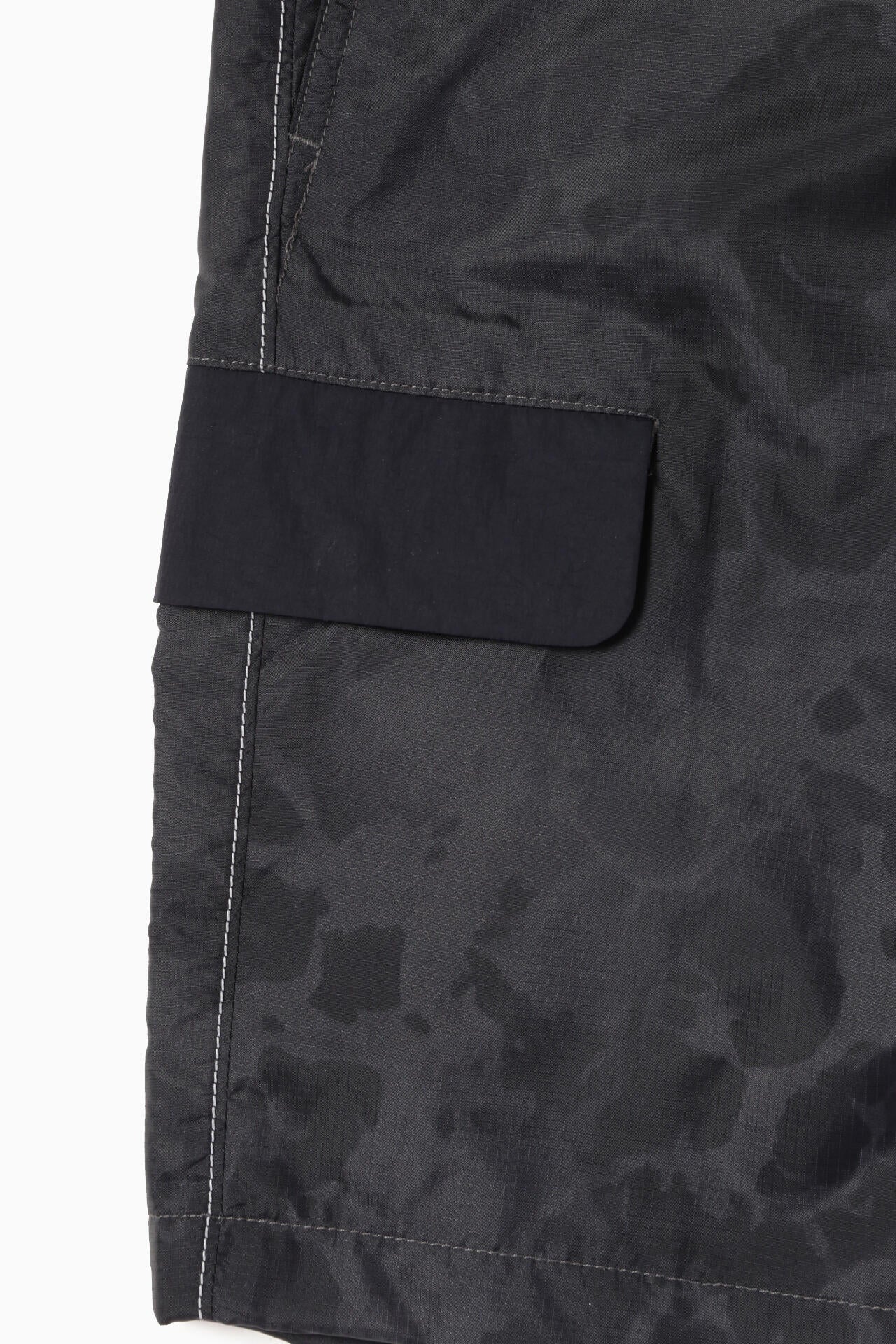 printed nylon short pants