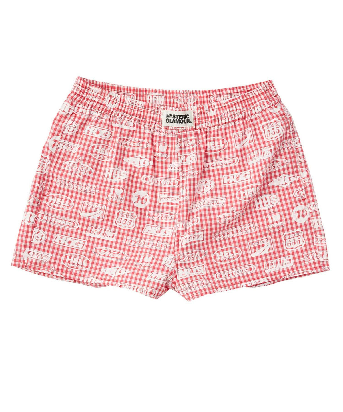 HG Racing Gingham Check Short Pants