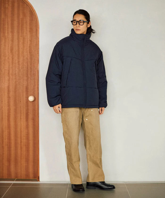 PRIMALOFT PUFF JACKET / Primaloft Stand Collar Puff Jacket / Insulated Blouson