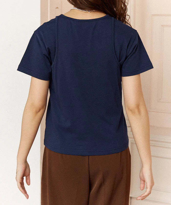 <Set Item> Tank Top Layered T-Shirt Limited Edition