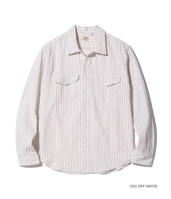 Coke Stripe Work Shirt (Long Sleeve)
