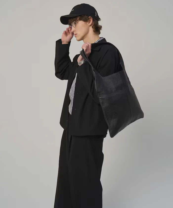 Leather Marche Bag / Leather Marche / Tote Bag / Cowhide / Water-repellent Leather