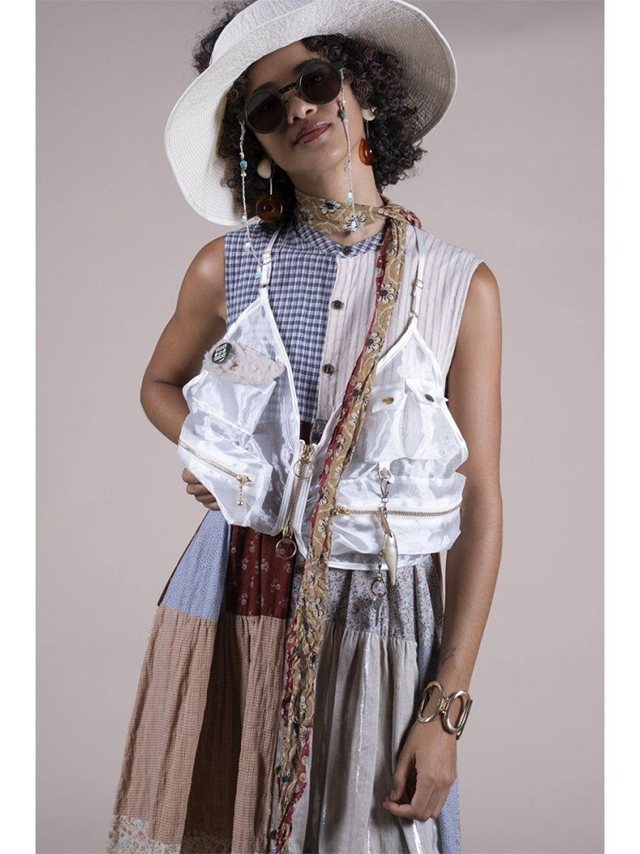 Sheer Pearl Fishing Vest