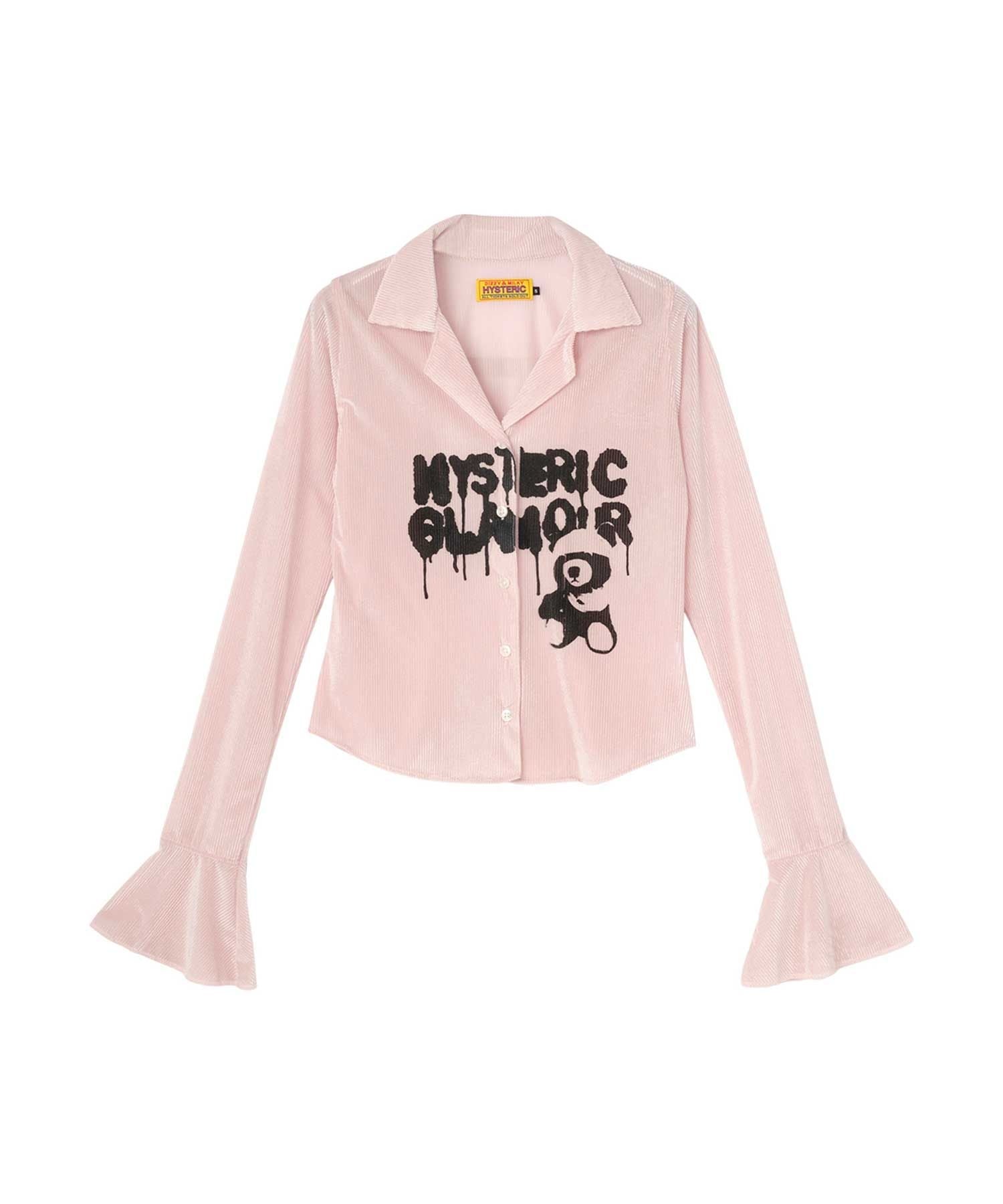 HYSTERIC TEDDY BEAR Velvet Tight Blouse