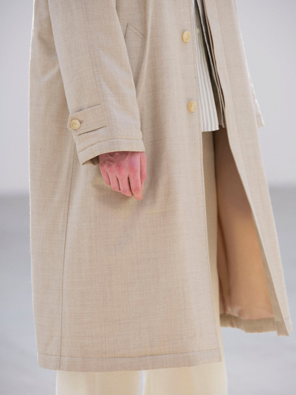 SUPER LIGHT WOOL PADDED COAT