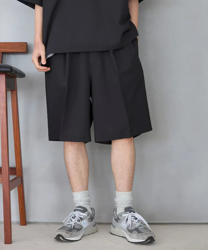 Functional Fabric Pullover Short Sleeve Shirt Set 3-piece Set / Washable / UV Cut / Quick Dry / Cool Touch