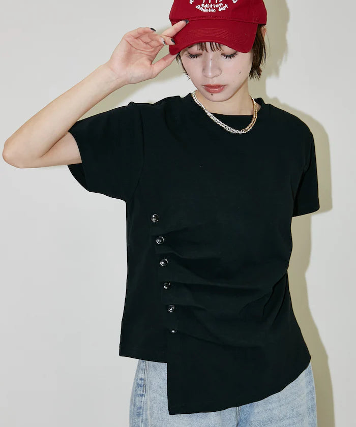 Button Design T-Shirt Limited Edition