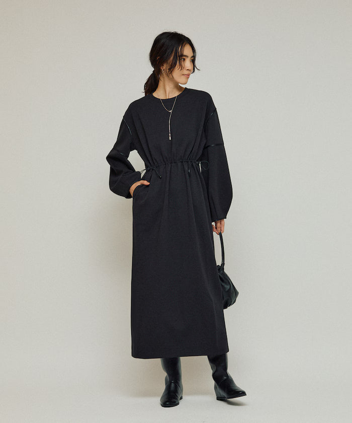 Cocoon Sleeve Damboru Sweat One-Piece / Spindle