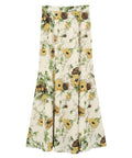 SCARF FLOWER MERMAID SKIRT