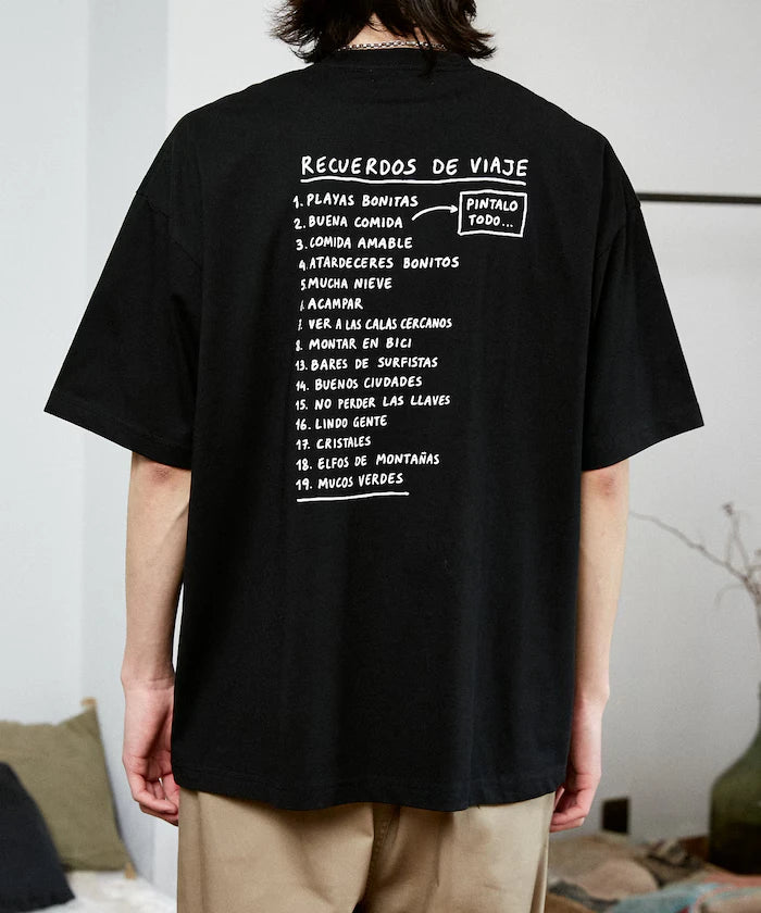 Love Pop Studio Travel Note Typography T-Shirt