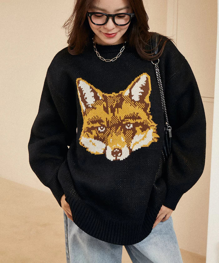 Animal Jacquard Big Knit Limited Edition