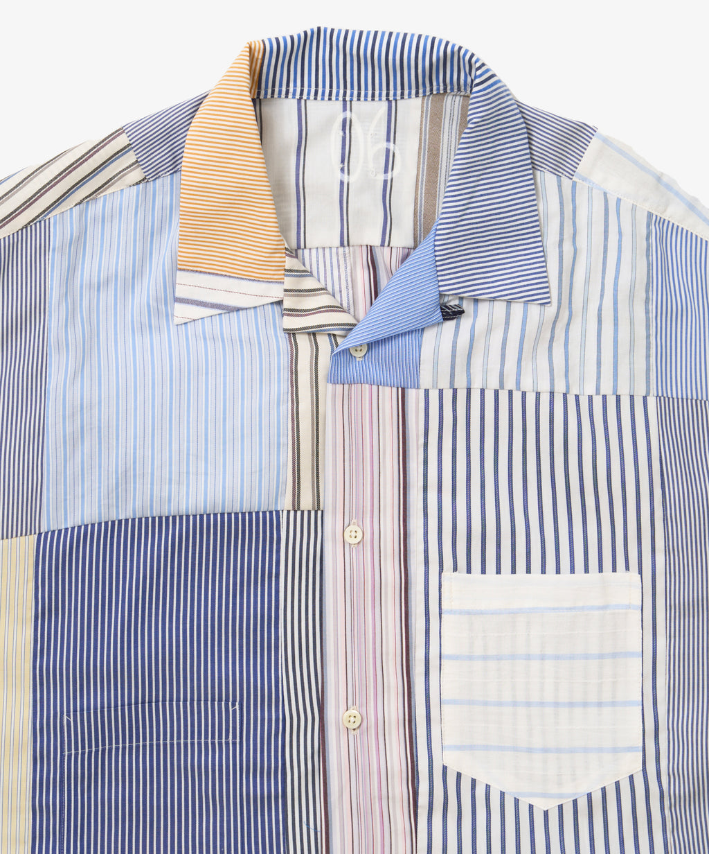 overshirt short sleeve stripe six