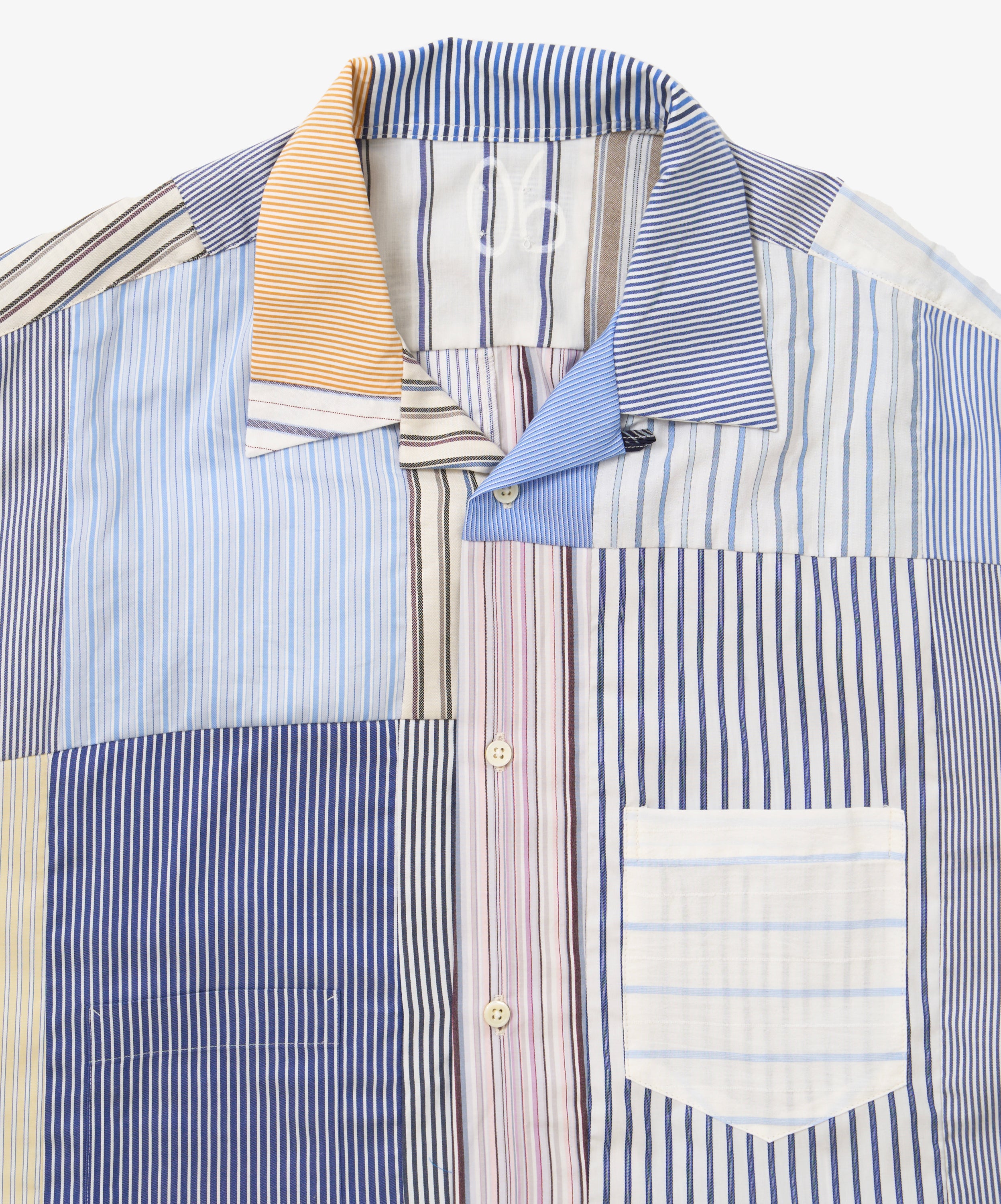 overshirt short sleeve stripe six