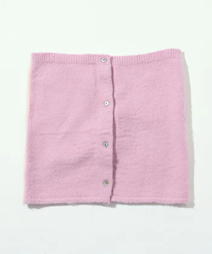 Alpaca Blend Bicolor Knit Vest