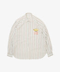 popover shirt dead stock jacquard stripe
