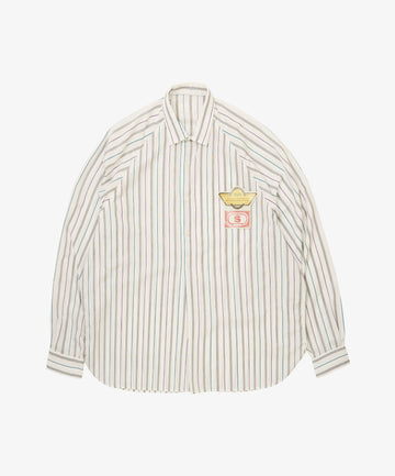 popover shirt dead stock jacquard stripe