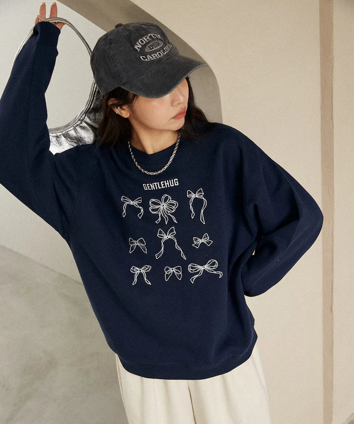 Ribbon Embroidery Crew Sweat Limited Edition