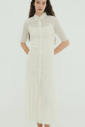 GATHERED MESH SHIRTS ONEPIECE