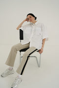 HIGH WAIST SIDE LINE PANTS