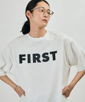 6 Ounce Front Logo Print Crew Neck T-Shirt / Print T-Shirt PR FIRST 【Limited Edition】