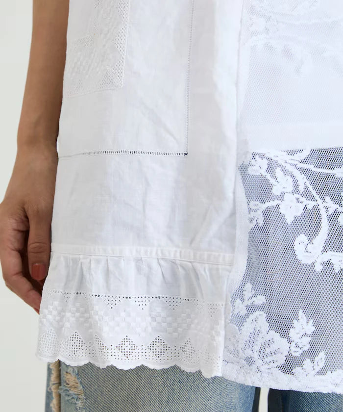 Remake Vintage Lace Patchwork Camisole