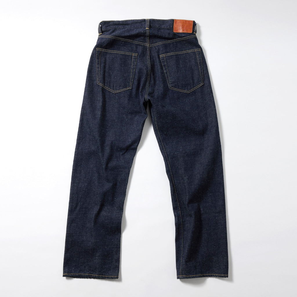GL42473A / RECYCLED WASTE SUVIN COTTON YARN 11.5oz. DENIM 5POCKET STRAIGHT PANTS