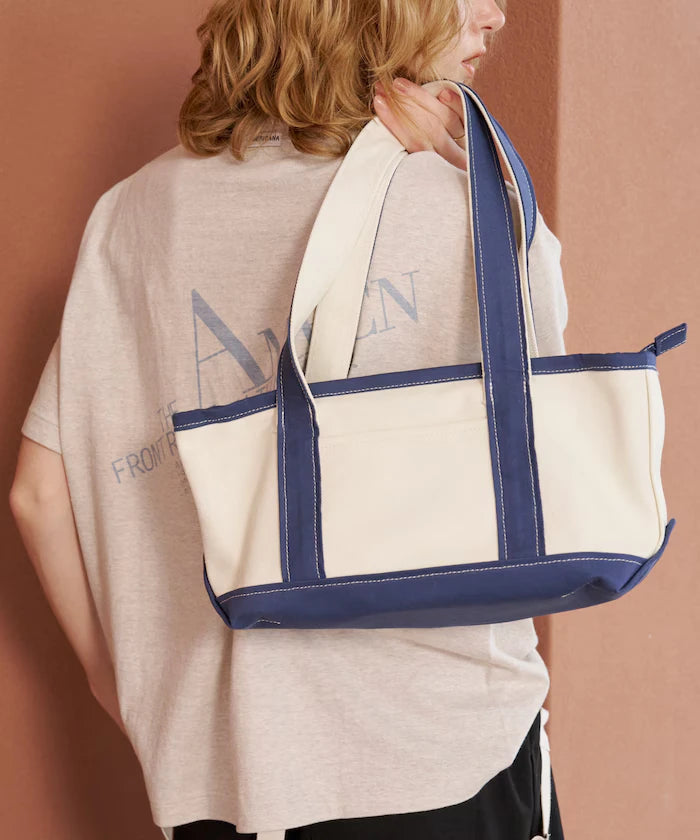 Wide Canvas Tote Bag