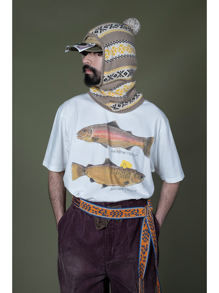 5G Wool Yellowknife Fair Isle Balaclava