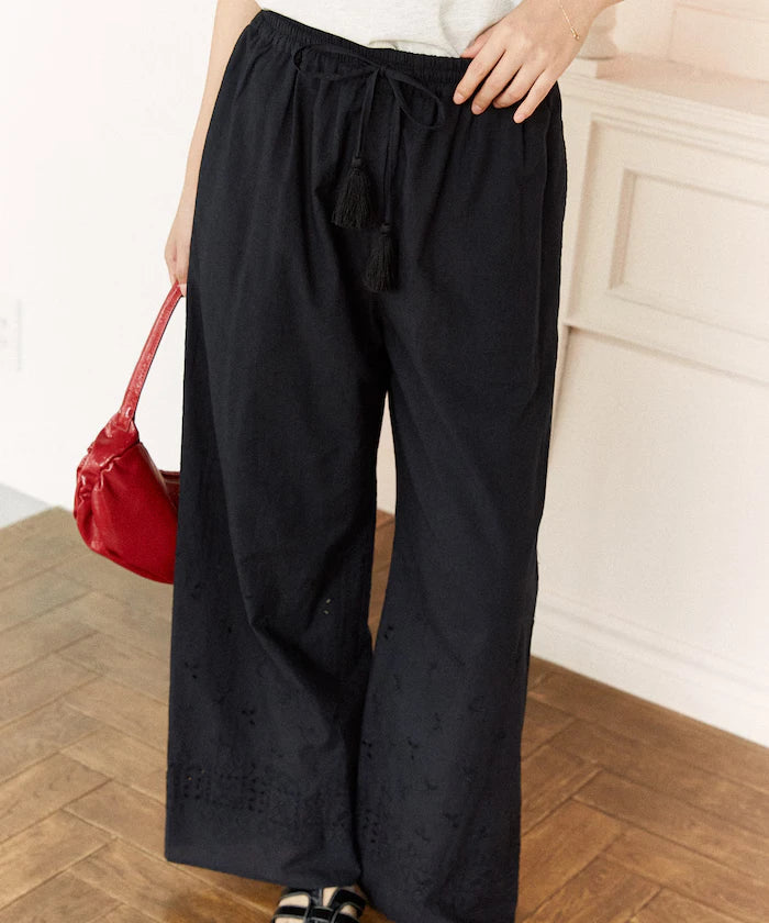 India Embroidered Easy Pants Limited Edition
