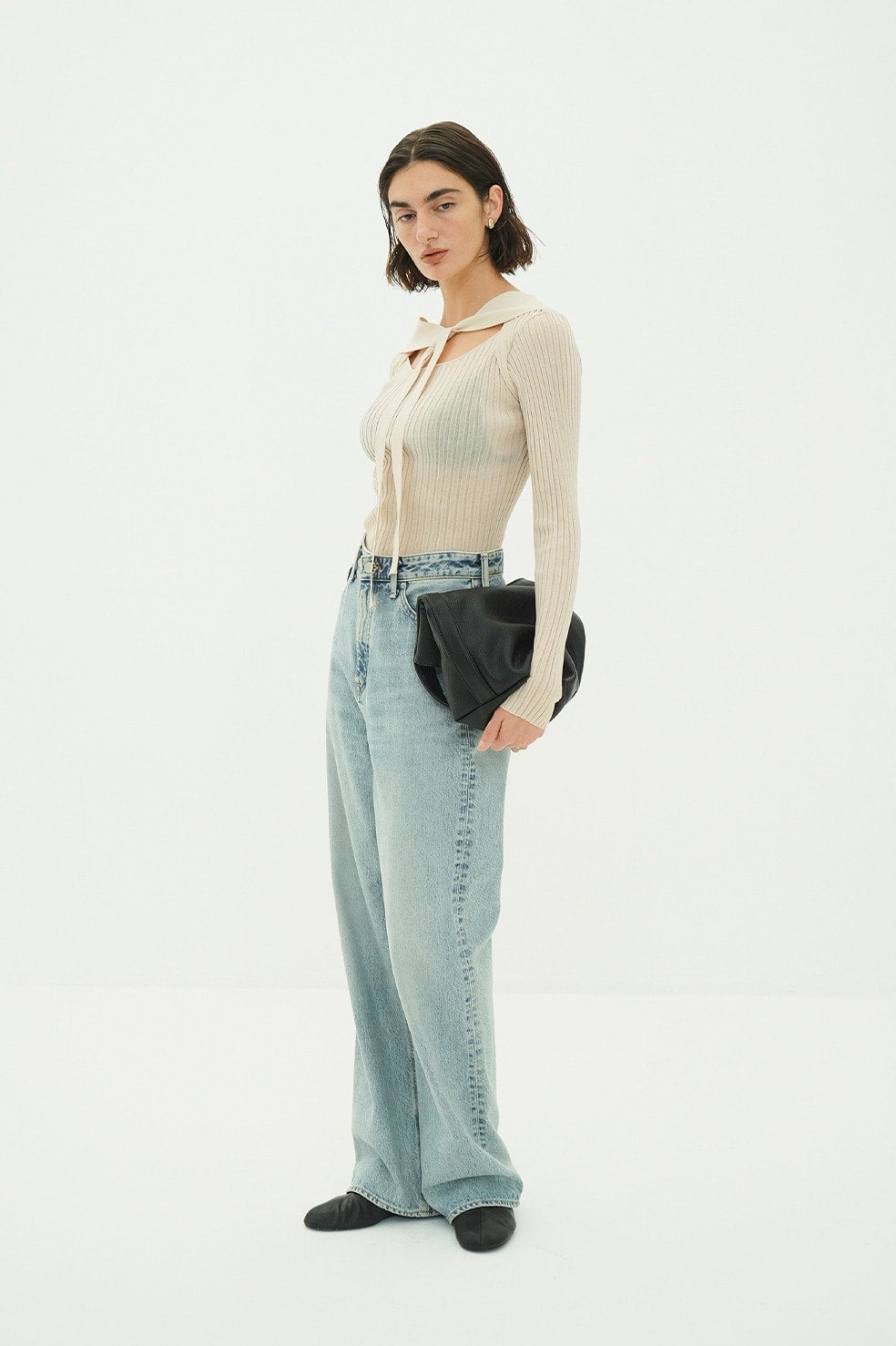 FAKE LEATHER MEDIUM TOTE BAG